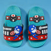 C1418 Avengers Back Light Black,Red with S.Blue Slippers