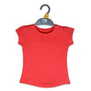 C1433 M-CARE Shoulder Button Red T-Shirt