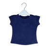 C1436 M-CARE Shoulder Button Blue T-Shirt