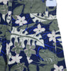 C1615 R-Cul Multi Flower Shorts with BNG Beach Dino White T-Shirt