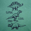 C1537 BNG Super Cool Dino Cut Lable Green T-Shirt