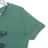 C1537 BNG Super Cool Dino Cut Lable Green T-Shirt