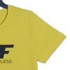 C1542 BNG Off Only For Fearless Cut Lable Mustered T-Shirt