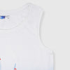 C1569 NTD Summer Sailing White Sando T-Shirt