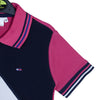 C1608 TH Arm Rib Copy Cross Color B.Pink/White/Black Polo