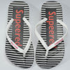 C1626A W-MARK Comfortable Supeered Black & White Flip Flop