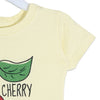 C1728 WEEPE Cherry Girl Soft Yellow T-Shirt