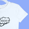 C1730 WEEPE Boss Babu White T-Shirt