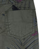 C1807 MNT Kids Cotton Rib Botton K.Green Trouser