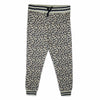 C1966 Styel Drak Skin Leopard Print Fleece Trouser