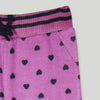 C1971 P-VLVT Pink with Heart No Pocket Trouser