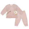 C2007 Love Ocean T-Pink Soft Fleece 2 Pcs Suit