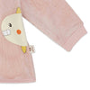 C2007 Love Ocean T-Pink Soft Fleece 2 Pcs Suit