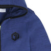 C2039 Knz Blue & Black Terry Hoodie