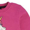 C2043 Kiko Unicorn Pink  2-Pcs Fleece Suit