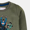 C2054 MNT Light  Superman Fleece Swaet Shirt