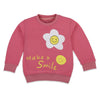 C2075 MM Pink Make A Smile Fleece Swaet Shirt