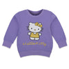 C2076 MM Purpel Hello Kitty  Fleece Swaet Shirt