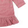 C2088 Kxndk T-Pink 2-Pcs Body Fleece Frock