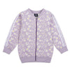 C2097 LFT Purple Print Flower Track SUIT