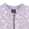 C2097 LFT Purple Print Flower Track SUIT