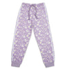 C2097 LFT Purple Print Flower Track SUIT