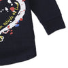 C2110 Str Blue Doll Heart Fleece  Sweart Shirt