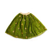 C2246 ZRA PEACH T-SHIRT WITH GREEN FANCY NET SHARARA 2PCS