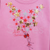 C2264 Mng Pink Star Catcher Fleece Sweart Shirt